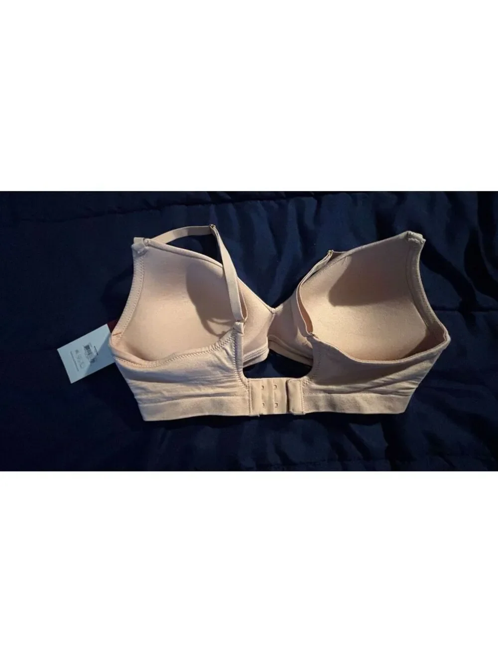JOYSPUN Nude Seamless Wireless Bra with Adjustable Straps - Size Small